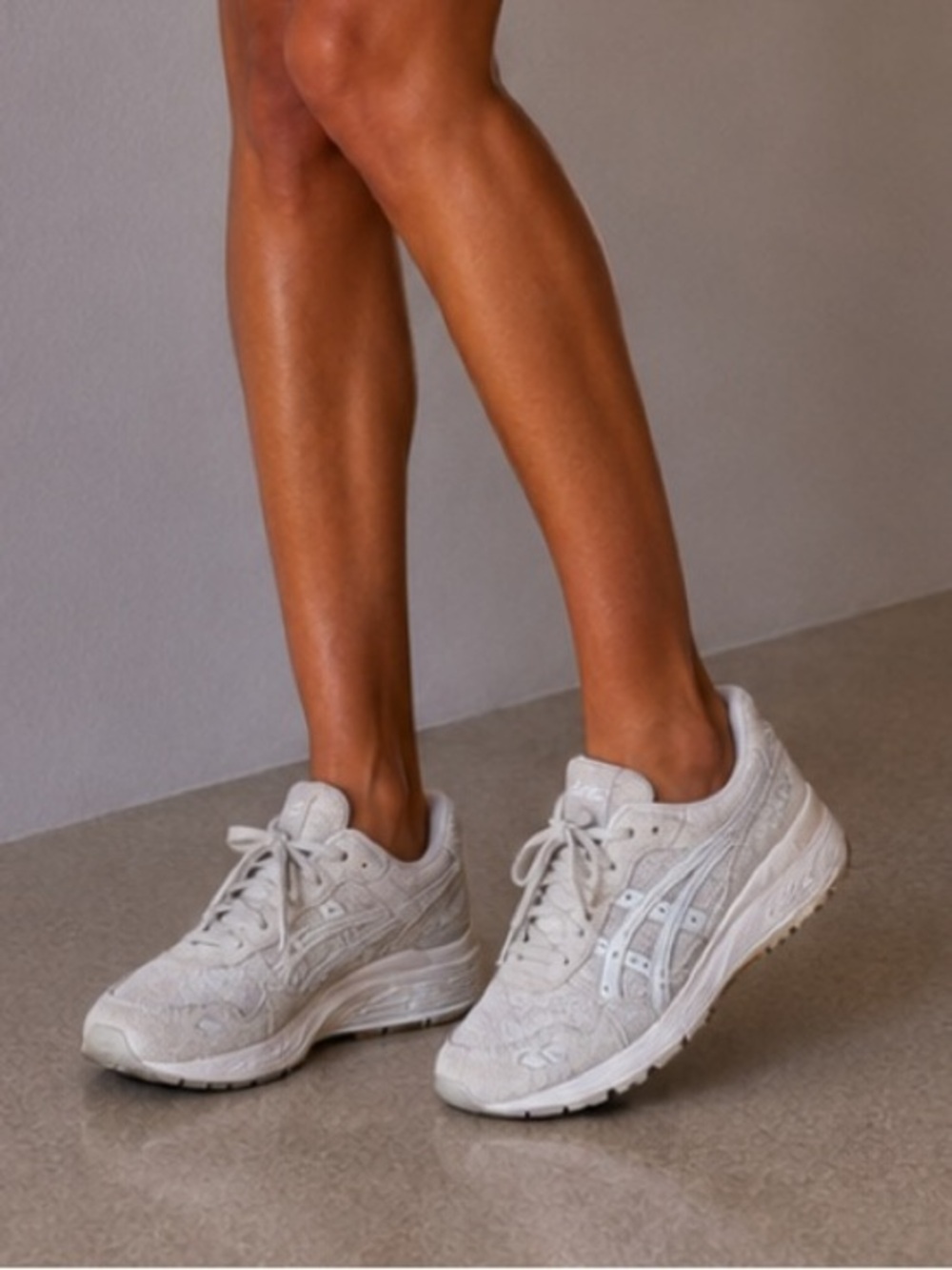 asics gel style 3 plein air size 8 women us gray color